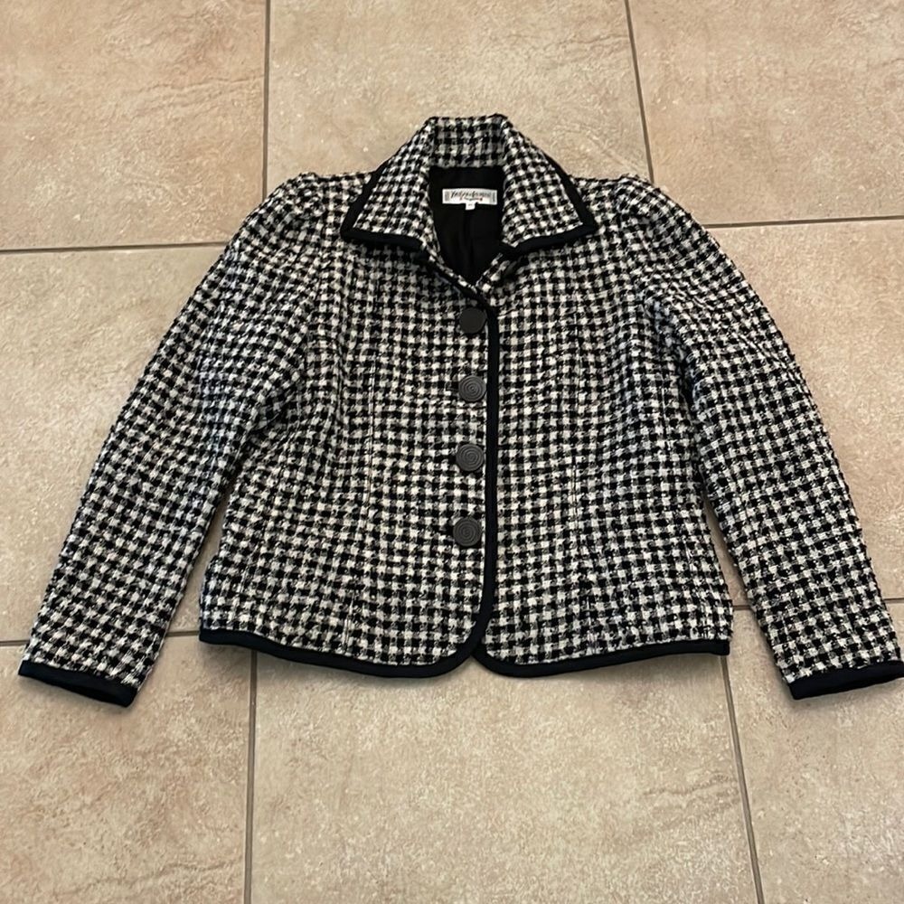 Yves Saint Laurent Rive Gauche - Tweed Jacket Wome's - Size: US 6/8 - Picture 2 of 6